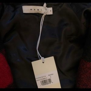 MNML Plaid Military Trench Coat